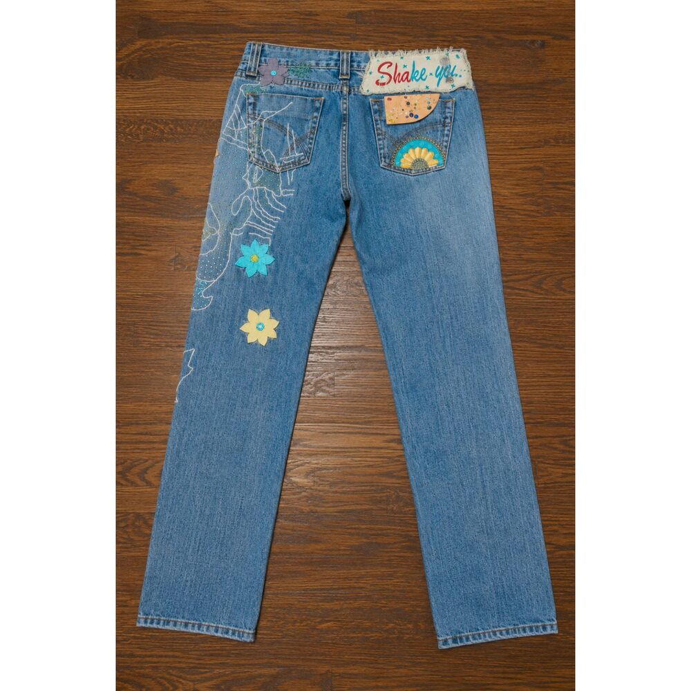 Miss Lola Blue Denim Jeans Women's Size 28 NWT